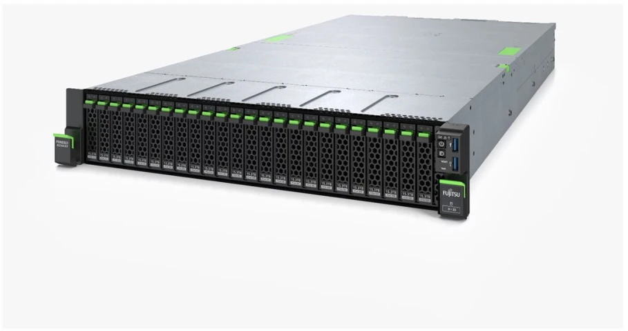 Fujitsu 149 cb serveris 149 cb PRIMERGY RX2540 M7 serveris, stovas (2U), Intel® Xeon® Gold 6434 3,7 GHz, 32 GB DDR5-SDRAM 900 W