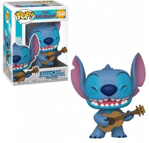 FUNKO POP! Vinilinė figūrėlė: LILO & STITCH: Stičas su ukulele, 10 cm