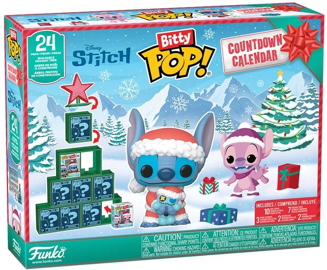 FUNKO POP Stitch švenčių advento kalendorius, daugiaspalvis