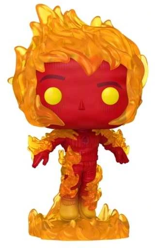FUNKO POP! Vinilinė figūrėlė: Marvel: The Fantastic Four: First Steps - Human Torch, 9 cm