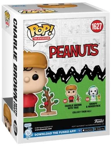 FUNKO POP! Vinilinė figūrėlė: Peanuts - Charlie Brown with Tree, 9.5 cm
