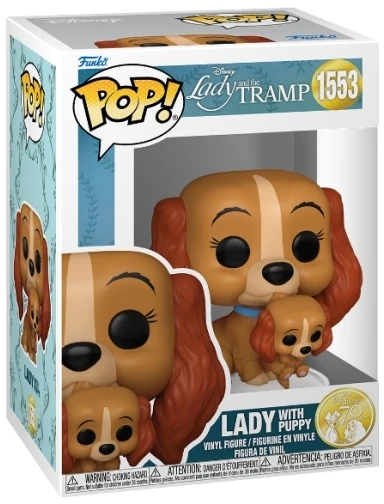 FUNKO POP! Vinilinė figūrėlė: Disney - Dama ir valkata, 9 cm
