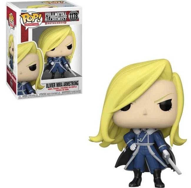 FUNKO POP! Vinilinė figūrėlė: Fullmetal Alchemist - Olivier Armstrong su kardu