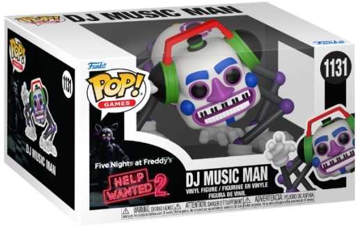 FUNKO POP! Vinilinė figūrėlė: Five Nights at Freddy´s Help Wanted 2 - DJ Music Man, 9.5 cm
