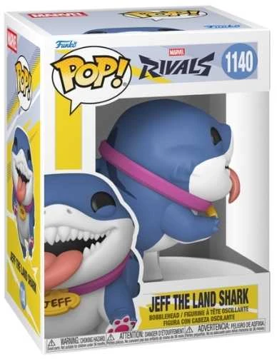 FUNKO POP! Vinilinė figūrėlė: Marvel: Rivals - Jeff the Land Shark, 9 cm