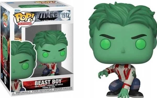 FUNKO POP! Vinilinė figūrėlė: Titans - Beast Boy, 9 cm