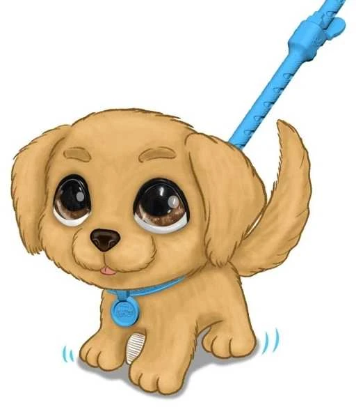 Hasbro FURREAL WAG-A-LOTS Interaktyvus auksaspalvis retriveris