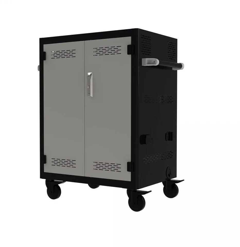 Furniture Trade Kompiuterio vežimėlis 40 iPad planšečių, įskaitant įkrovimą