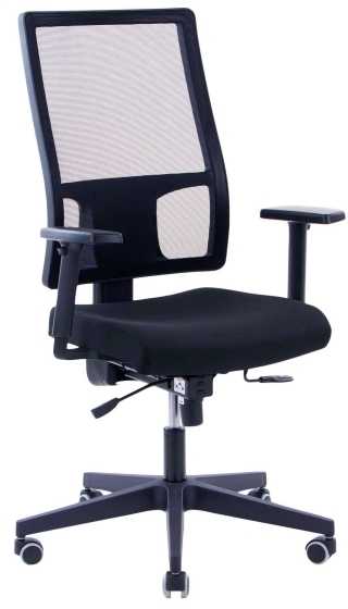 Furniture Trade Biuro kėdė Sprint Air, juoda, be porankių