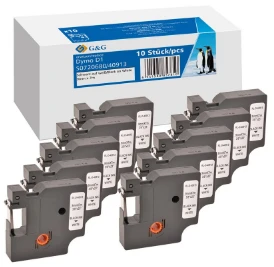 G&G 5R40913-10TDGG, Baltas, DYMO, Dymo 40913 Dymo D1 Serie Dymo LabelManager 100 Dymo LabelManager 160 Dymo LabelManager 210D Dymo..., 1.2 cm, 7 m, 10 pc(s)