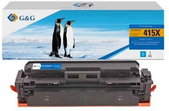 Suderinamas G&G Cyan Toneris 415X (NT-PH2031XC)