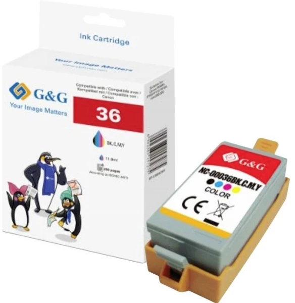 Tusz G&G Tusz kompatybilna su Canon CLI-36/ 1511B001 juoda/ spalva