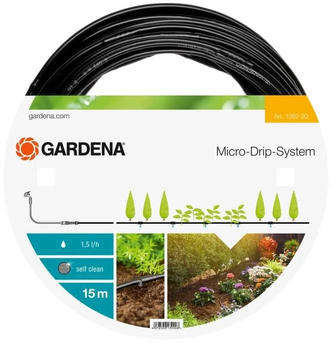 Gardena Lašelinio drėkinimo vamzdis 4.6 mm (3/16"), 15 m
