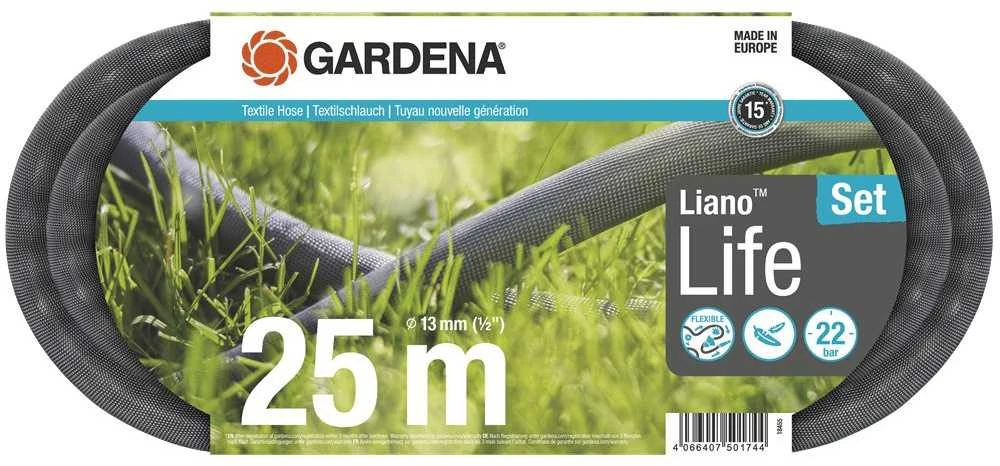 Gardena Tekstilinės žarnos Liano™ Life 25 m rinkinys