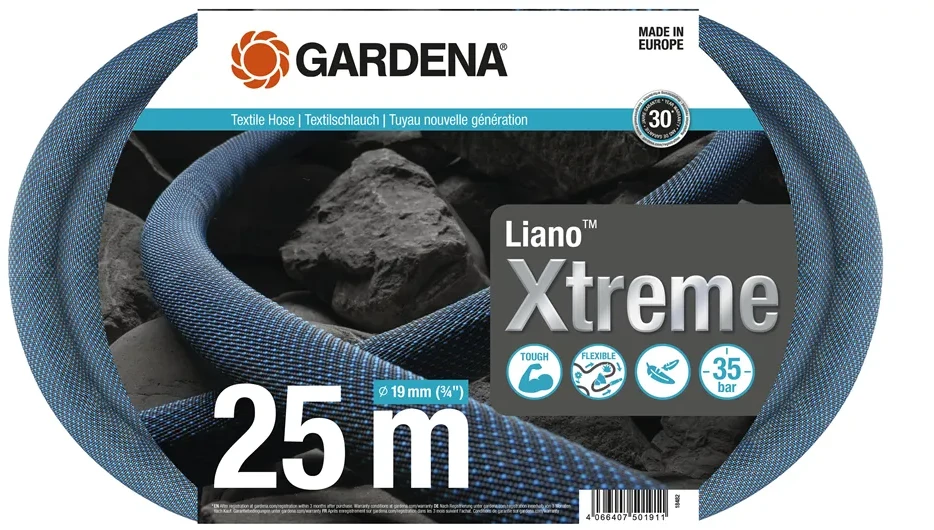 Gardena Tekstilinė žarna Liano™ Xtreme 19 mm (3/4"), 25 m