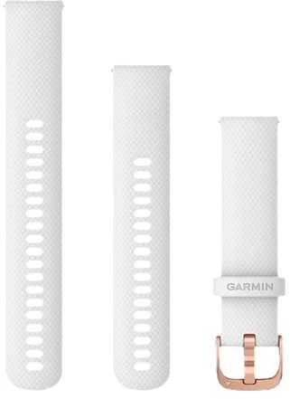 Išmaniojo laikrodžio Garmin greitai atsegamas silikoninis dirželis, Baltos spalvos, 20mm