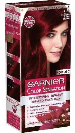 Garnier Color Sensation 4.60 raudonų plaukų dažų pakuotė