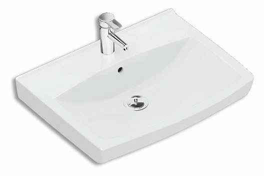 Ifö Spira kriauklė tiesi 57 cm 15020 - tvirtinimo varžtai/guoliai, be maišytuvo angos, perpildymo gylis 430