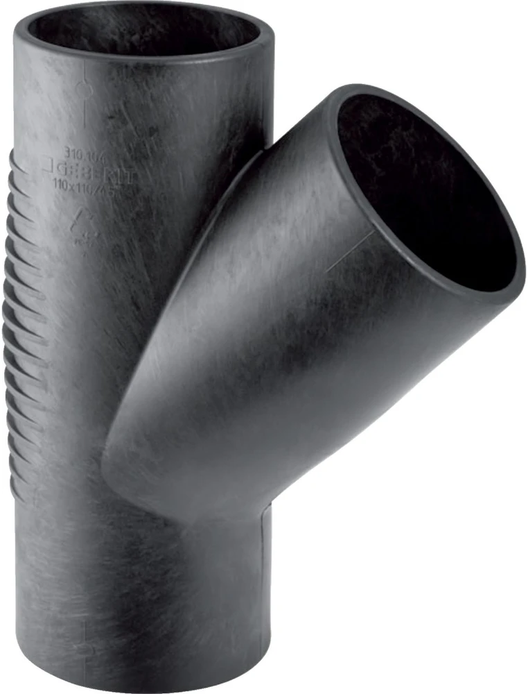 Geberit Abzweig DN 100/100 45 Grad Silent-db20 d110/110