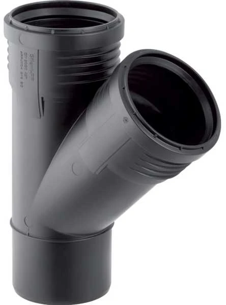 Geberit TRÓJ.SILENT-PP HT 75X50/45 SANI.JUODA