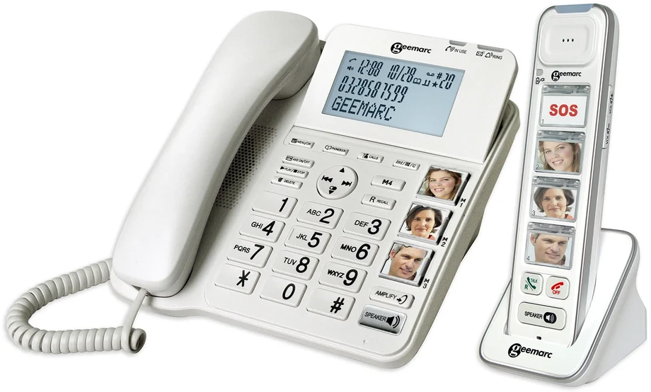 Geemarc laidinis telefonas AMPLIDECT COMBI-PHOTO 295 su 1 foto rageliu