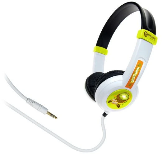 Geemarc Telecom Kiwibeat Music 101, laidinės, 20 - 20000 Hz, muzika, ausinės, juoda, žalia, balta