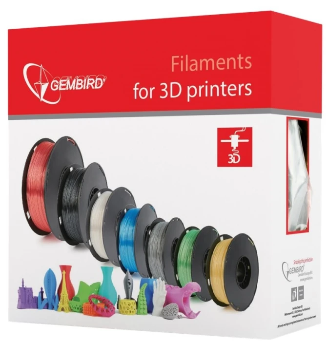 GEMBIRD 3DP-PLA+1.75-02-B siūlas Gembird PLA-plus Mėlyna 1,75mm 1kg
