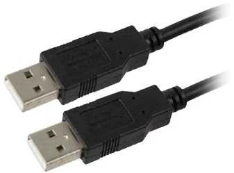 GEMBIRD CCP-USB2-AMAM-6 Gembird USB 2.0 AM/AM Cable, 6FT, Juodas