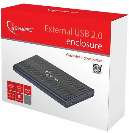 GEMBIRD EE2-U2S-5 2.5" SATA disko dėklas
