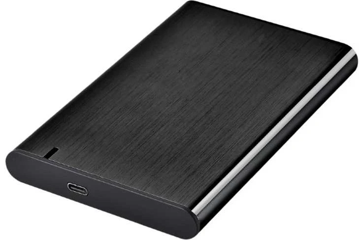 GEMBIRD EE2-U3S-6 HDD/SSD įrenginio korpusas 2,5" su USB Type-C prievadu USB 3.1 šlifuotas aliuminis juodas