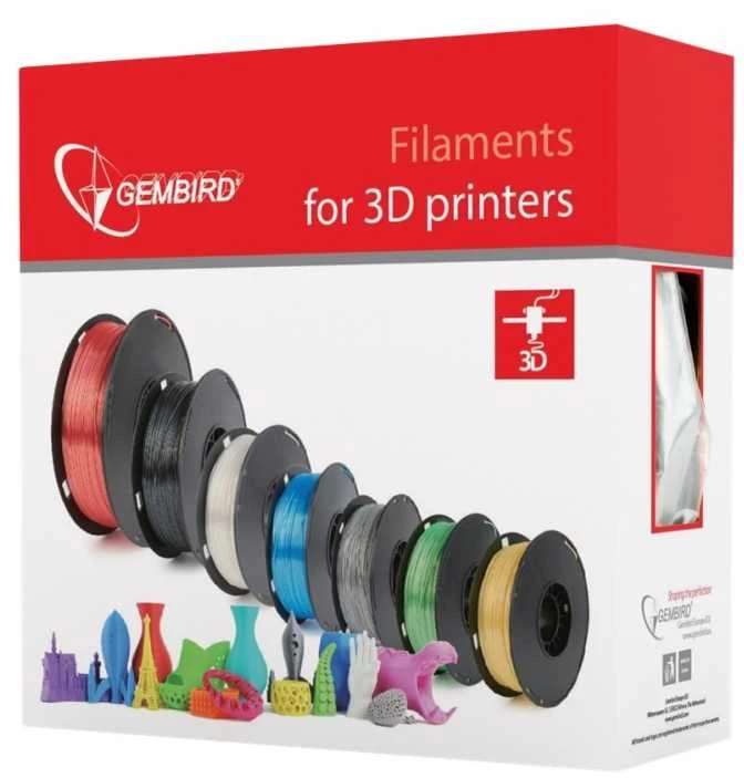 GEMBIRD 3DP-PLA1.75-01-FG siūlas Gembird PLA Fluorescent Žalias 1,75mm 1kg