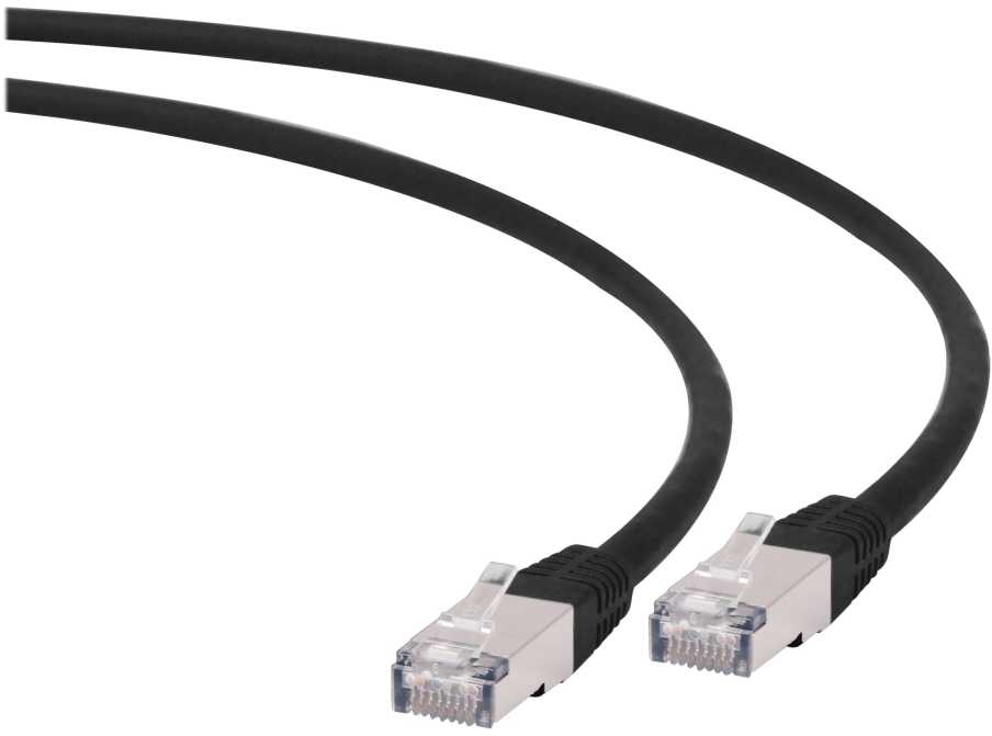 GEMBIRD PP6A-LSZHCU-BK-3M Gembird patchcord RJ45, kat. 6A, SFTP, LSZH, 3m, juoda
