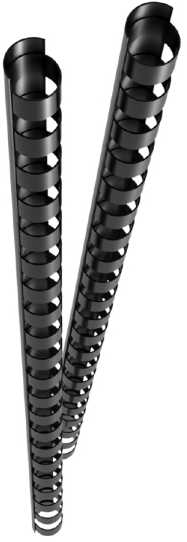 Genie Grzbiety spiralne 8mm juoda 25 Stk