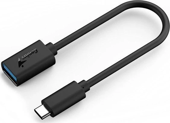 Adapteris USB Genius USB-A - USB-C Juodas (32590003400)