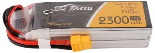 Gens Ace & Tattu Tattu 2300mAh 14.8V 75C 4S1P XT60 akumuliatorius