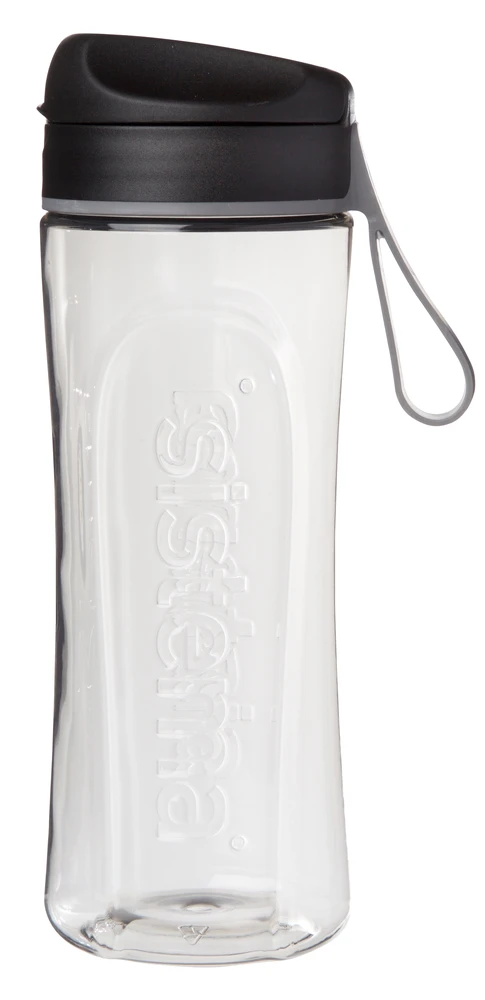 Sistema - Tritan Swift gertuvė 600 ml - juoda