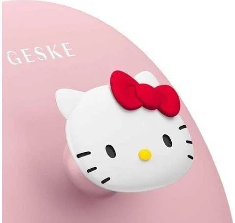 Veido valymo šepetėlis 3in1 su rankena Geske su programėle (Hello Kitty rožinis)