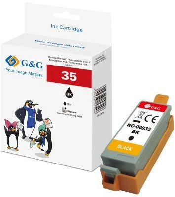 Tušas G&G Tušas suderinamas su Canon PGI-35/ 1509B001 juoda