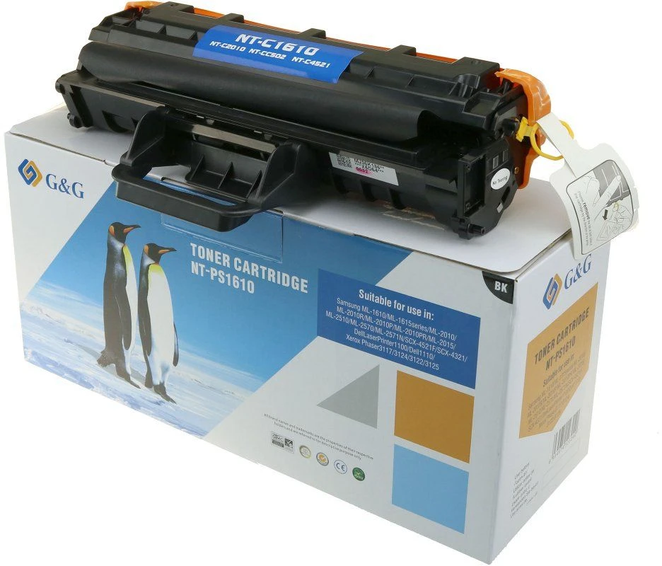 Toneris G&G 14174 kaseta su tonerem 1 vnt. Zamiennik Juodas