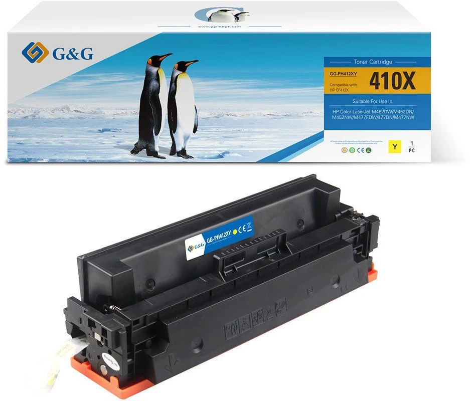 Toneris G&G Geltona Zamiennik 410X (NT-PH412XY)