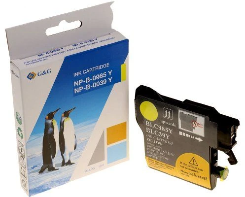 G&G suderinamas rašalas / kasetė LC-985Y, NP-B-LC985Y, geltona, 260 psl.