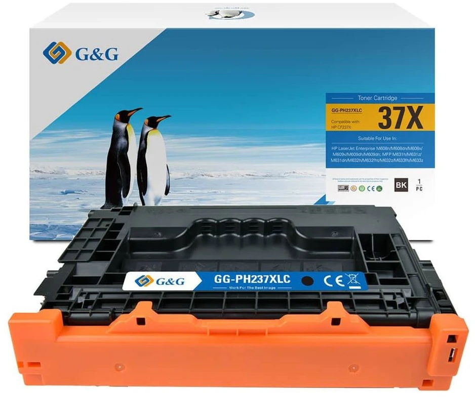 Toneris G&G Juodas Zamiennik 37X (NT-PH237XC)