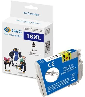 G&G XL rašalo kasetė, skirta Epson T1811/C13T18114012 spausdintuvui