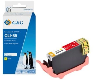 Tusz G&G rašalo kapsulė 1 vnt. Pakaitalas Geltonas (21595)