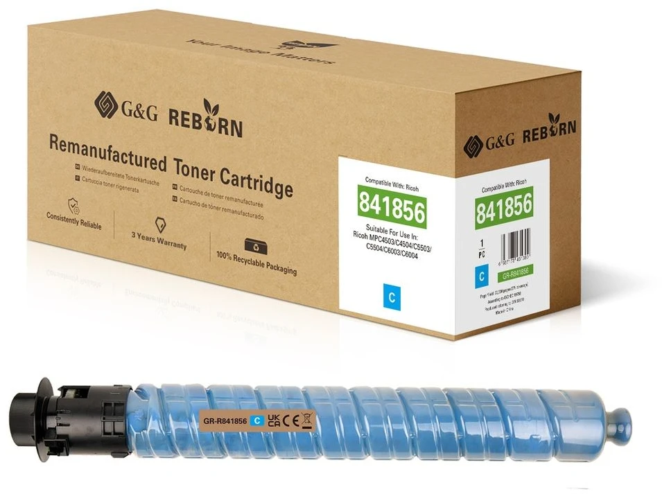 Toneris G&G Reborn - toneris, suderinamas su Ricoh MPC6003/ 841856 (21977)