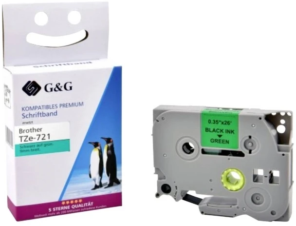 G&G Taśma kompatybilny su Brother TZe-721