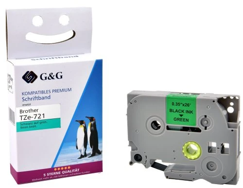 G&G Taśma kompatybilny su Brother TZe-721