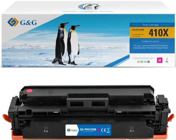 Toneris G&G Magentos pakeitimas 410X (NT-PH413XM)