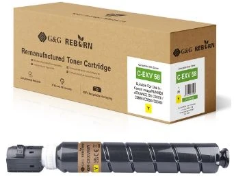 Toneris G&G Reborn-Toneris, suderinamas su Canon C-EXV58 (3766C002) Y
