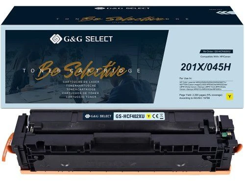 Toneris G&G Kaseta su tonerem GS-HCF402XU Zamiennik Geltonas 1 vnt. (21176)